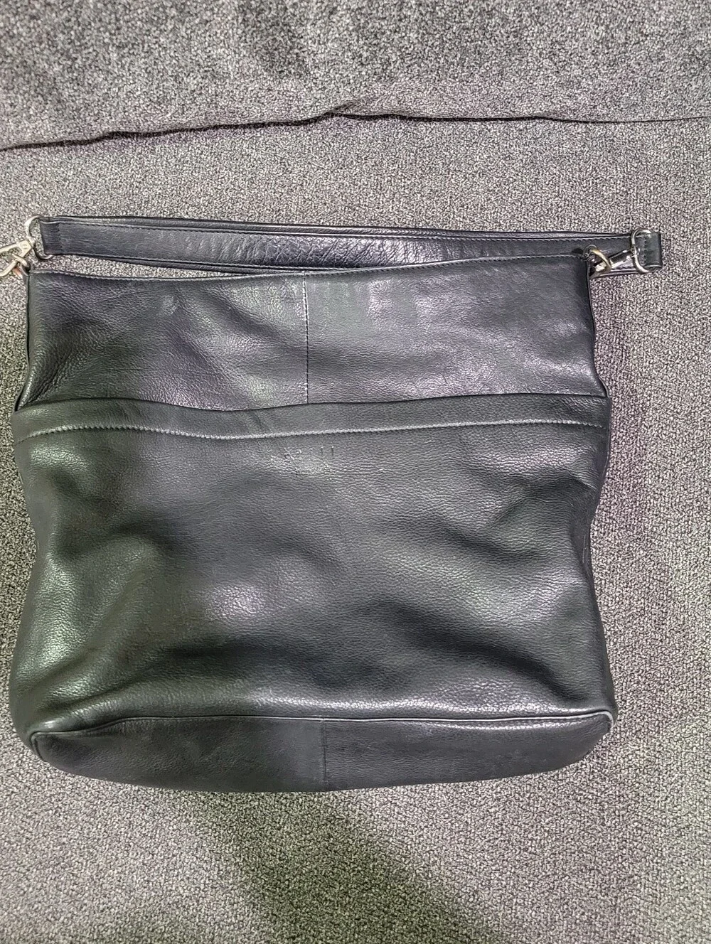 Still Nordic Anouk Hobo Bag Shoulder Purse Leather Black